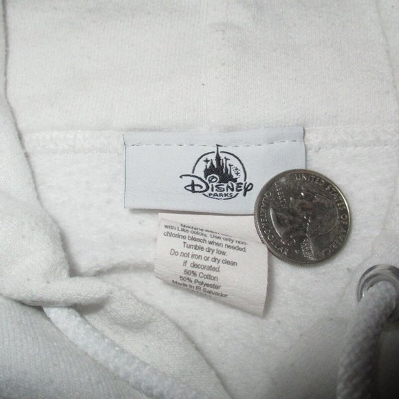 Disney Parks Mickey Mouse Hoodie Small White - Picture 7 of 7
